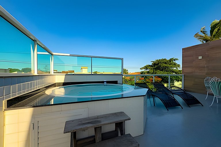 Cobertura com piscina e area gourmet