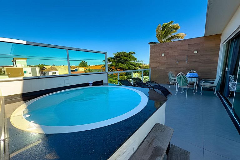 Cobertura com piscina e area gourmet